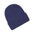 thumbnail image 1 of Pisexur Baby Hats Solid Color Ribbed Knit Beanie Hats Fashion Fall Winter Warm Soft Skull Caps for Age 0-3 Years, 1 of 2