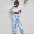 thumbnail image 4 of Mujer Pantalones holgados Pantalones deportivos casuales Joggers Pantalones Tinte fino Tie dye Zulema Pantalones holgados de mujer, 4 of 7