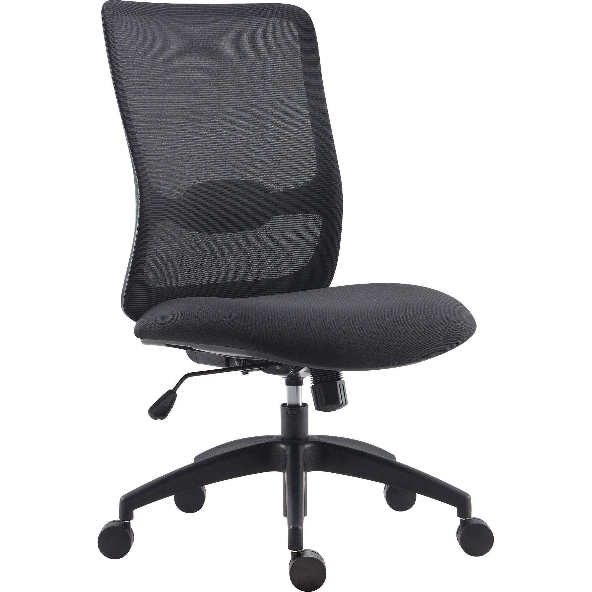 lorell mesh back armless task chair