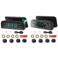 thumbnail image 4 of Solar Energy Tire Pressure Monitoring System With 4 Outdoor Sensors Waterproof Ip67 Tools For Motorcycle Cars (with Clock), 4 of 10