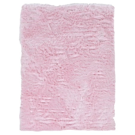 

Faux Sheepskin Pink 20X30