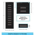 thumbnail image 3 of Teacher Created Resources File Storage Pocket Chart, 10 Pockets, Black, 14" x 58", 3 of 5