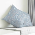 thumbnail image 3 of Gray Blue Dandelion Pillow Covers 20x20 Inch Decorative Throw Pillow Cover, Spring Flowers Modern Minimalist Sofa Pillowcases Accent Cushion Case Home Decor Bedroom Living Room, 3 of 6
