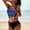 Blue, variant on 250 Anniversary USA Womens Tankini Swimsuits Colorful America Flag Printed Swimwear Two Piece Tummy Control Bathing Suit Beach Blouson Top with Shorts Modest Bathing Suit 2026 Black L