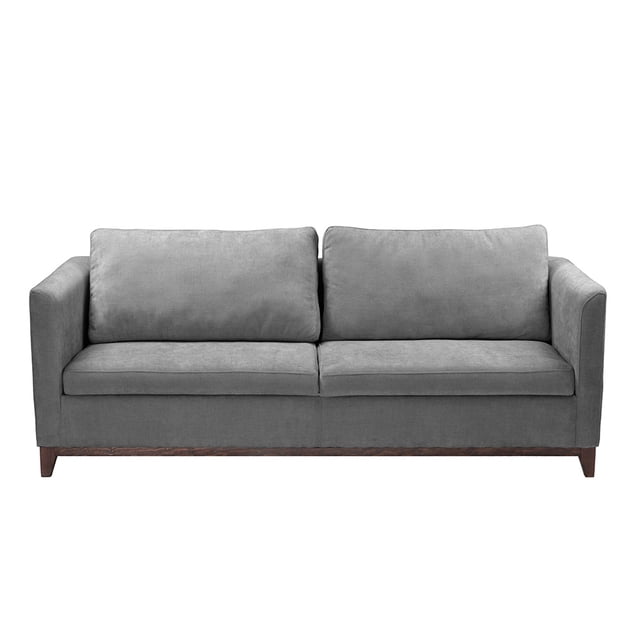 Sofá Oslo Dicasa 3 Plazas Gris Oscuro