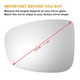 thumbnail image 3 of Reemplazo de vidrio de espejo retrovisor del lado del conductor izquierdo calefaccionado de Unique Bargains para MAZDA CX5 2011-2017, 3 of 6