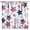 4th of July-1, variant on 4th of July Curtains, American Patriotic Independence Day Red Blue White Stars Stripes Fireworks Print Window Curtains for Home Bedroom Living Room Party Decor, 28" W X 40" L