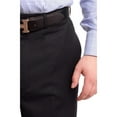 thumbnail image 2 of Raphael Men's Washable Flat Front Classic Fit Navy Blue Dress Pants, 2 of 2
