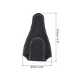 thumbnail image 2 of Unique Bargains 4.5'x2.6' PU Leather Embroidery Scissors Sheath Protective Cover, Black 2 Pack, 2 of 7