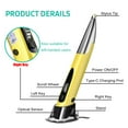 thumbnail image 4 of Amdohai 2.4GHz Optical Pen Left & Right Hands Rechargeable Wireless Optical Pocket Pen Wireless Dual Right Keys Grey, 4 of 7