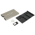 thumbnail image 1 of Aluminum SIM Card Case, Shatterproof SIM Card Storage Box Aluminum Alloy Case With Card Removal Pin For Home, 1 of 8