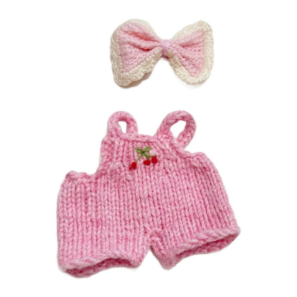 Figura de Peluche con Tirantes, Pantalones, , Ropa, Imaginación, Bricolaje, Coordinación, Disfraces, Haz Tus Propias Muñecas para Muñecas de 5, Rosa