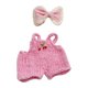 thumbnail image 1 of Figura de Peluche con Tirantes, Pantalones, , Ropa, Imaginación, Bricolaje, Coordinación, Disfraces, Haz Tus Propias Muñecas para Muñecas de 5, Rosa, 1 of 8