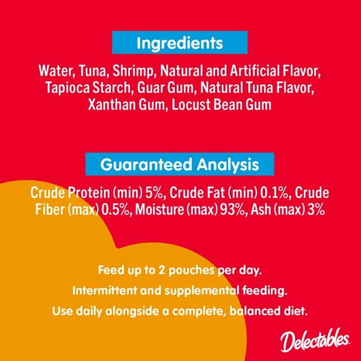 (6 pack) Hartz Delectables Stew Lickable Wet Cat Treats - Tuna & Shrimp, 1.4oz, One Pouch