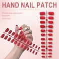 thumbnail image 3 of RAGUPEL 24Pcs Glue on Nails for Women,Red Press on Nails Short,Matte Design Best Press on Nails,Nails Press Ons for Daily Life,Style2, 3 of 7