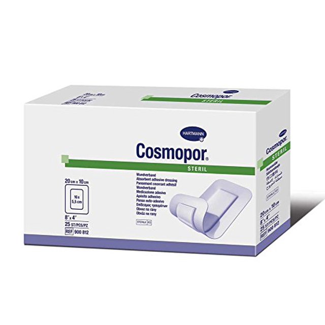 Cosmopor Stéril 8 Pouces x 4 Pouces - Boîte de 25