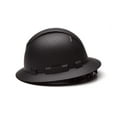 thumbnail image 4 of Pyramex Ridgeline Full Brim Hard Hat 4 Point Ratchet Vented Matte Black Graphite Pattern, 4 of 5