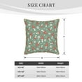 thumbnail image 4 of KLL Retro Hippie Groovy Mushroom Decorative Throw Pillow Covers Velvet Soft for Couch Sofa Bedroom Living Room Outdoor - 18"x18", 4 of 8