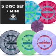 thumbnail image 1 of Juego de golf Dynamic Discs Prime Burst de 5 discos | Incluye Putter Midrange 2X Fairway y Driver + Mini Marcador | Accesorios de golf de disco para principiantes | 170-176 g | Paquete principiante pa, 1 of 6