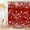Red, variant on Christmas Shower Curtain, Xmas Snowflake Shower Curtain Red and White Shower Curtain with Hooks for Christmas New Year Bathroom Decor, 84x72 Inch