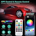 thumbnail image 4 of Waterproof RGB Underglow LED Strip Remote App Control Car Underbody Light Music Control Exterior Underbody Lights DC 12V, 4 of 6