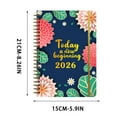 thumbnail image 2 of 2026 Planner,January 2026-December 2026,2026 Weekly and Monthly Agenda Planner,A5(6.4"x8.5"),Paper Hard Cover Daily Planner,with Monthly Tabs,Elastic Closure Strap-Double Coil Binding, 2 of 7