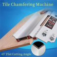 thumbnail image 3 of HUGFEGWE Tile Chamfering Machine 45° Multifunction Angle Cutting Helper Tools Desktop Stone Cutter Machine Manual Machine Angle Cutting Tool for Cutting Tile Ceramic CJB91-9221, 3 of 9