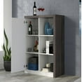 thumbnail image 2 of Sauder La Collection Hudson Court Meuble de rangement, Finition charbon frêne, 425831, 2 of 3