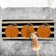 thumbnail image 4 of Felpudo Artoid Mode con rayas de acuarela, diseño de calabaza, decorativo, 4 of 7