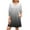 Black, variant on Qulqfy 3/4 Sleeve Womens Dresses Mini Casual Black Short Tunic V Neck Dresses Women Fall Dresses L