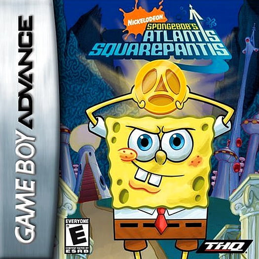 SpongeBob's Atlantis SquarePantis - Nintendo Gameboy Advance GBA -
