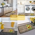 thumbnail image 4 of Grateful Thankful Blessed Kitchen Rugs Set of 2 Grey Non-Slip Kitchen Rug and Mat Cushioned Comfort Kitchen Standing Rug for Kitchen Floor Farmhouse Thanksgiving Decor 17"x47"+17"x30", 4 of 6