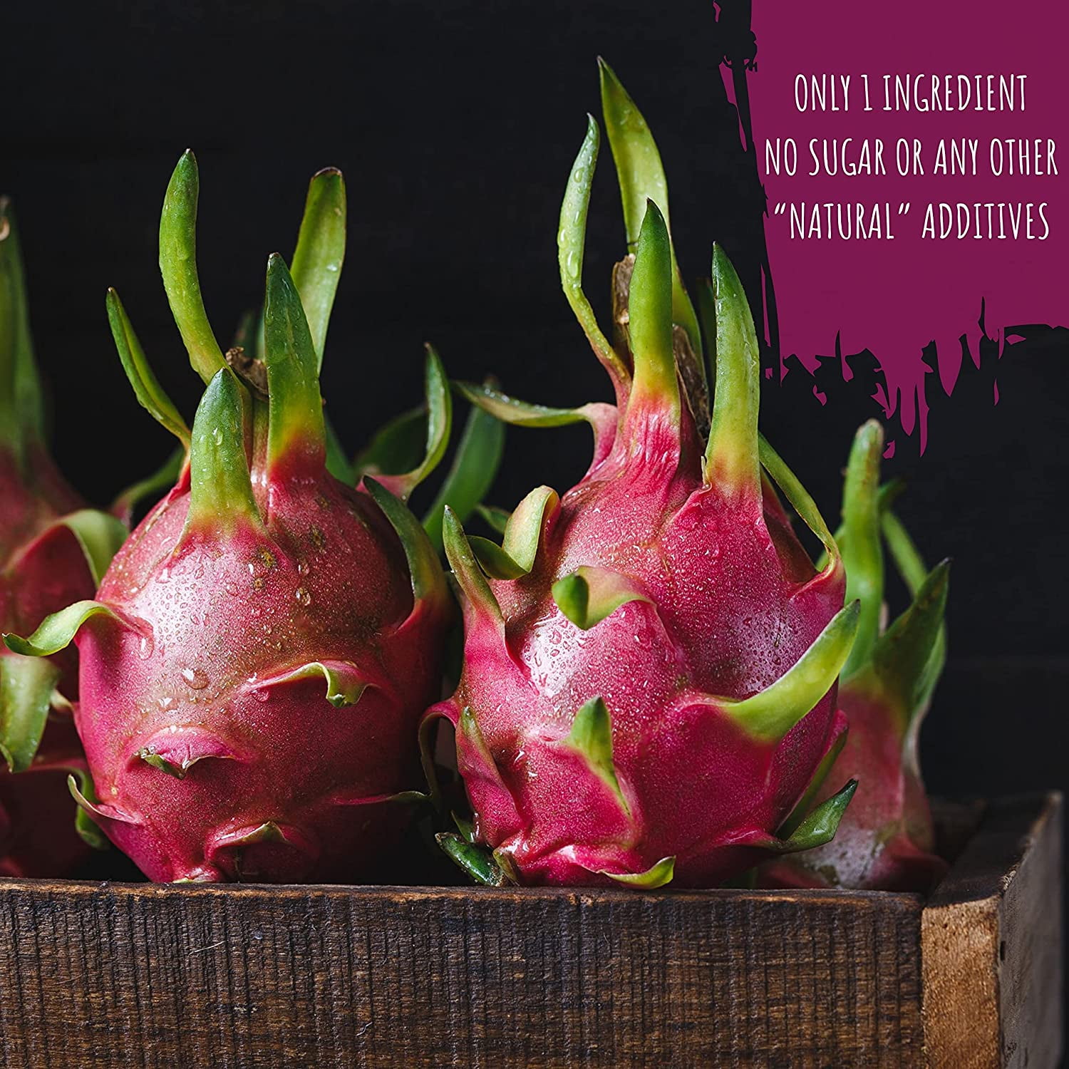 Buy Organic Freeze Dried Dragon Fruit Powder, Pitaya, No Sugar Added