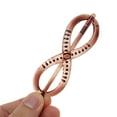 thumbnail image 5 of Unique Bargains 1 Pc Fashion 8-Shaped Hair Clips Hairdo Clip Brown, 5 of 5