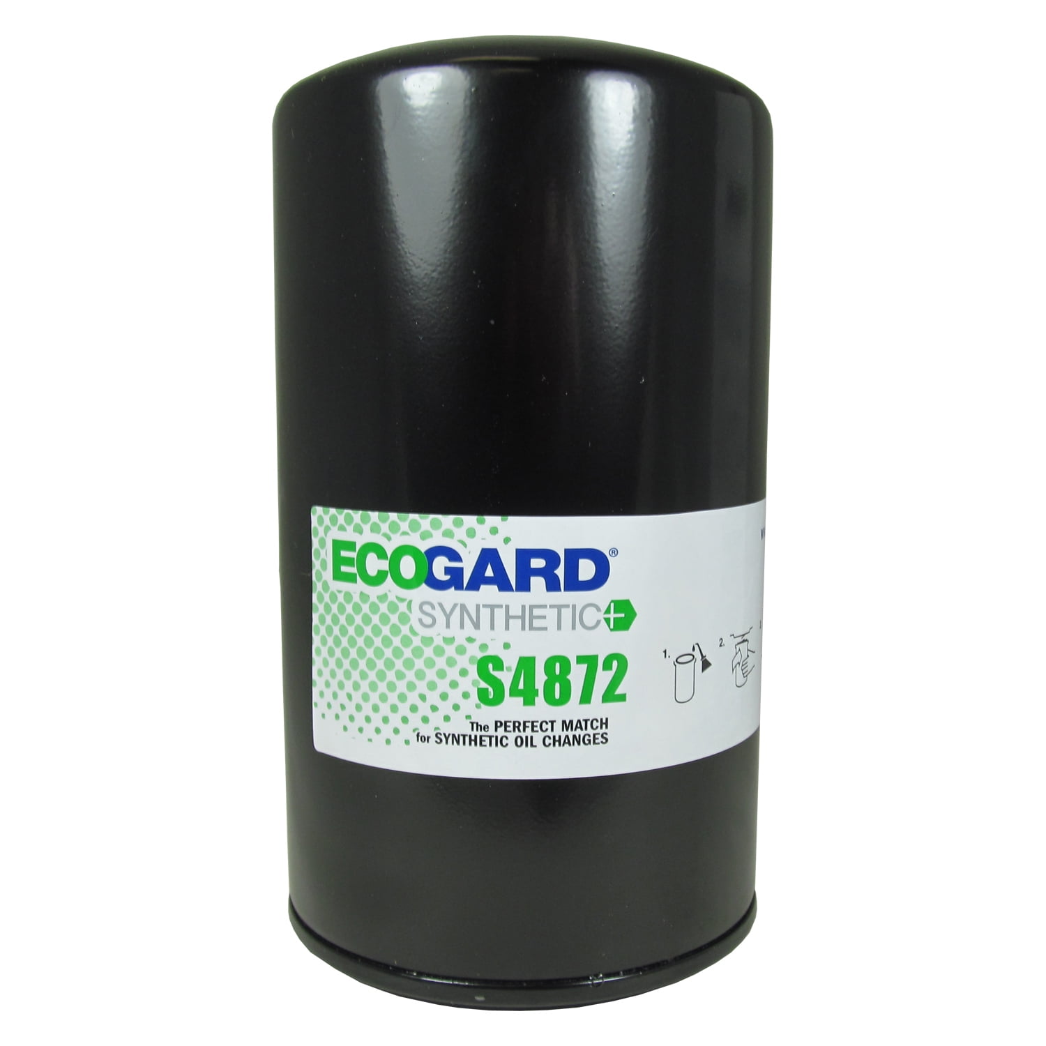 ECOGARD S4872 Premium Spin-On Engine Oil Filter for Synthetic Oil Fits Ford F-250 Super Duty 7.3L DIESEL 1999-2003, F-350 Super Duty 7.3L DIESEL 1999-2003, F-350 7.3L DIESEL 1994-1997