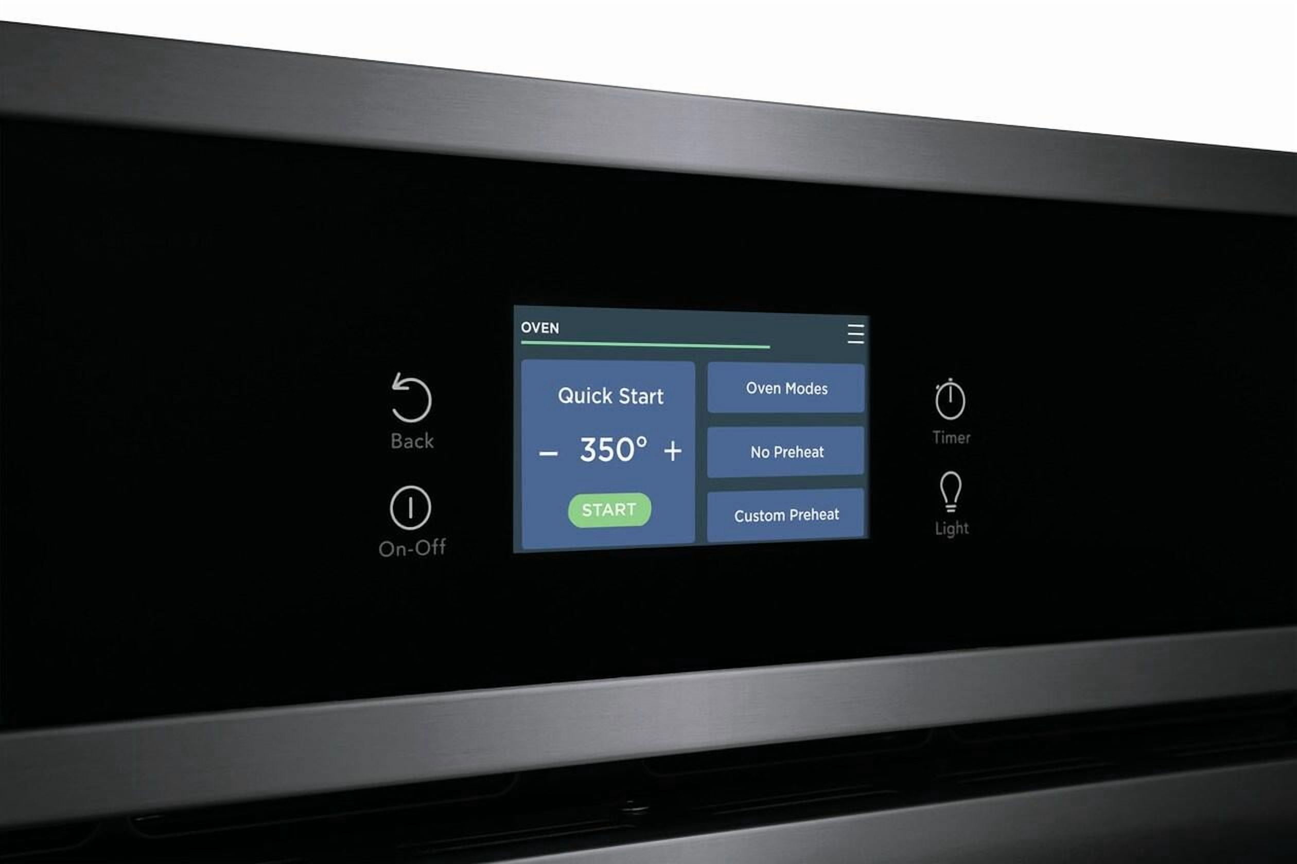 Frigidaire Gallery GCWS2767AD 27 inch Black Stainless Single Electric Wall Oven with Total Convection
