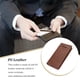 thumbnail image 5 of Sonducket Cartera larga de lujo para hombre, tarjetero clásico, monedero de bolsillo, cuero PU, cremallera, llaves de teléfono a la moda, bolso Carteras Café ligero, 5 of 6