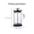 thumbnail image 4 of MasteelfCA Cafetière 1 Pce en Acier Inoxydable à Haute Température, Cafetière à Pression, 4 of 7