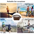 thumbnail image 5 of FloreceBien Riñonera de cuero para hombres y mujeres, riñonera suave y duradera para correr, caminar, trotar, senderismo, 5 of 5