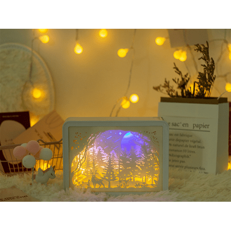 

Children s Colorful Remote Control LED Night Light Indoor Bedroom Shooting Light Decoration Atmosphere 3D Small Table Light - A15