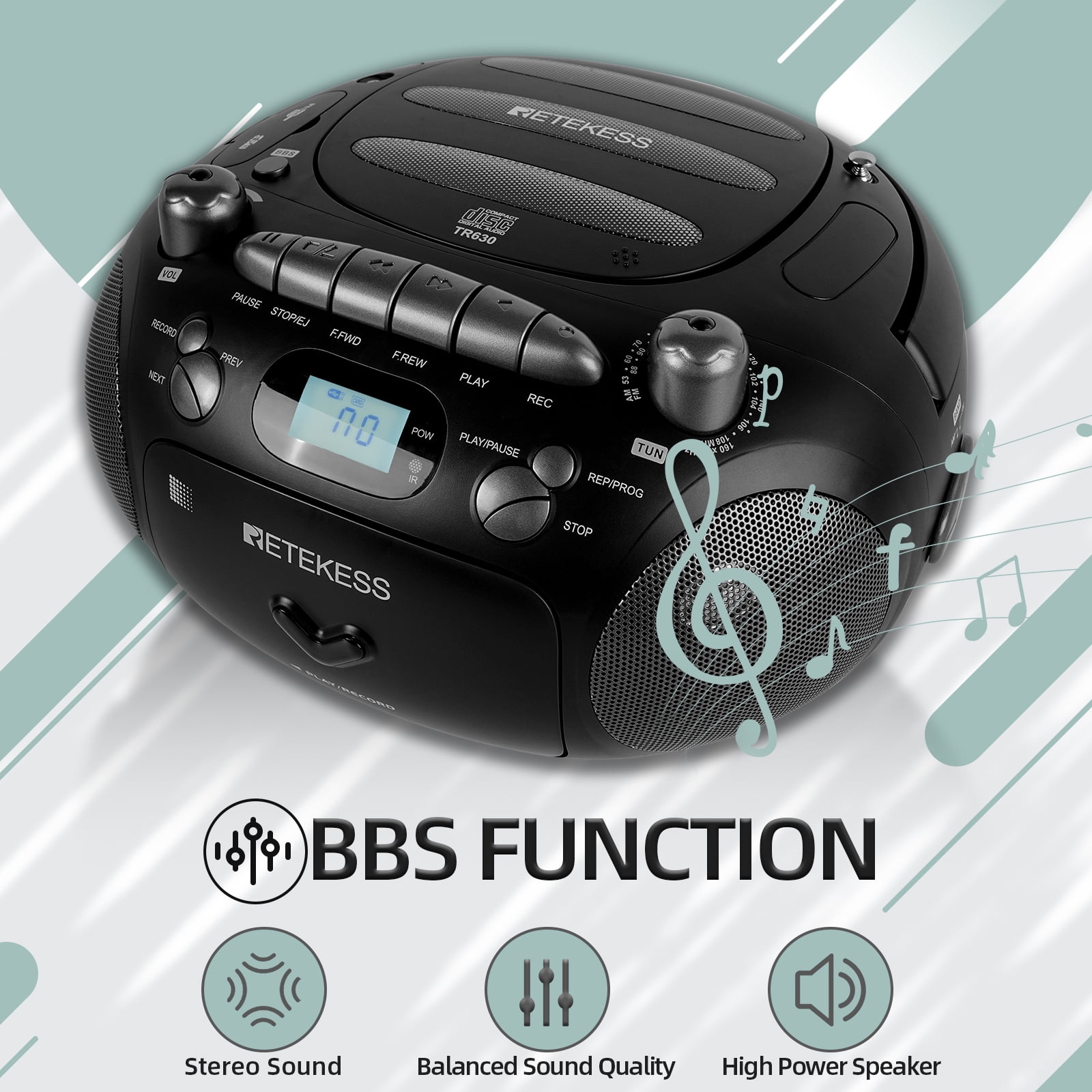 その他 CD/MP3 PLYR W/AM/FM BLK tf8su2k CD/MP3 PLYR W/AM/FM BLK tf8su2k