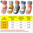 thumbnail image 2 of PULLIMORE Baby Boy Girls Toddlers Moccasins Non-Skid Indoor Slipper Shoes Socks Booties Winter Warm Infant Boots Shoes (6-12 Months), 2 of 5