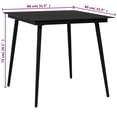 thumbnail image 4 of vidaXL 5 Piece Outdoor Dining Set Cotton Rope and Steel Black, 4 of 5