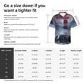 thumbnail image 6 of Lsque Lighthouse in a Stormy Sea pattern Hawaiian Shirt for Men, Unisex Summer Beach Casual Short Sleeve Button Down Shirts-X-Large, 6 of 9