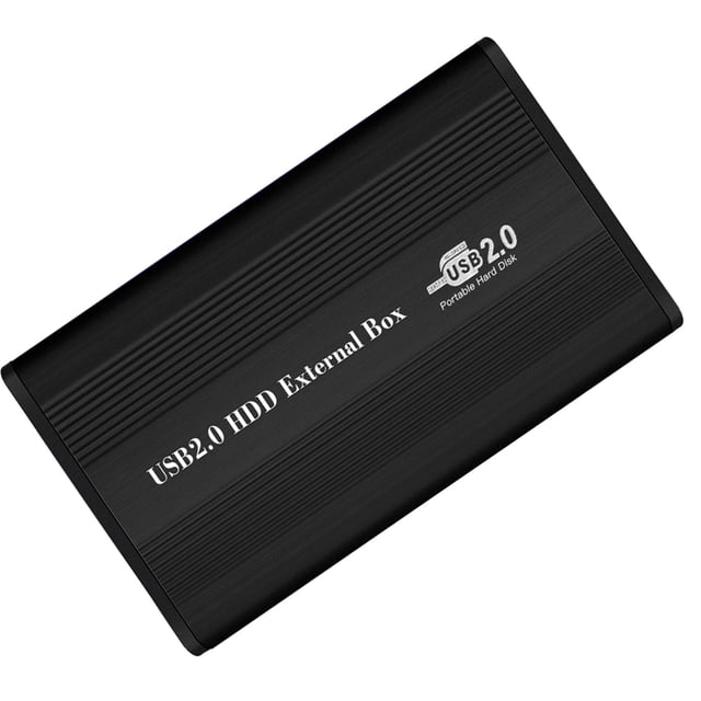 USB2.0 to IDE HDD Enclosure, Shockproof Aluminum Alloy Hard Drive Case, Lightweight and Portable, Compatible with , Easy Install and Design