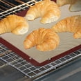 thumbnail image 4 of Leakproof Silicone Baking Mat with Snap Lock Edges Nonstick Oven Liners,Button Foldable Up Stand Non Stick Oven Baking Liner Reusable Baking Sheet Mat For Roasting Chicken, 4 of 5