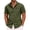 Army Green, variant on HomeDM Mens Short Sleeve Shirts Casual Button Down Solid Color Dress Collared Shirt with Pocket, Army Green, Size L