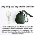 thumbnail image 4 of Foldable Shopping Bag, Compact Reusable Carrier, Lightweight Foldable Design, Durable Heavy-Duty Material, for Grocery/Travel, Large Storage Capacity, with Hook, Everyday Convenience Bag, JACSZPA, 4 of 8