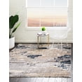 thumbnail image 3 of Unique Loom Tucson Collection Area Rug - Sabino (4' Square Gray/Black), 3 of 9