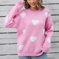 thumbnail image 5 of Sweatshirt for Women Perfect For Daily Wear or Loungewear! The Best Choice for Valentine's DayS Pink Valentine's Day Sweatshirt, 5 of 6